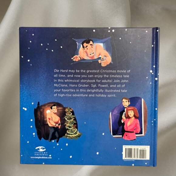 Die Hard Christmas Illustrated Holiday Classic Bruce Willis Cult Favorite Parody - Picture 7 of 9